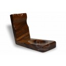 Suporte Bertoldi Botinha de Madeira Maciça – 1 Cachimbo